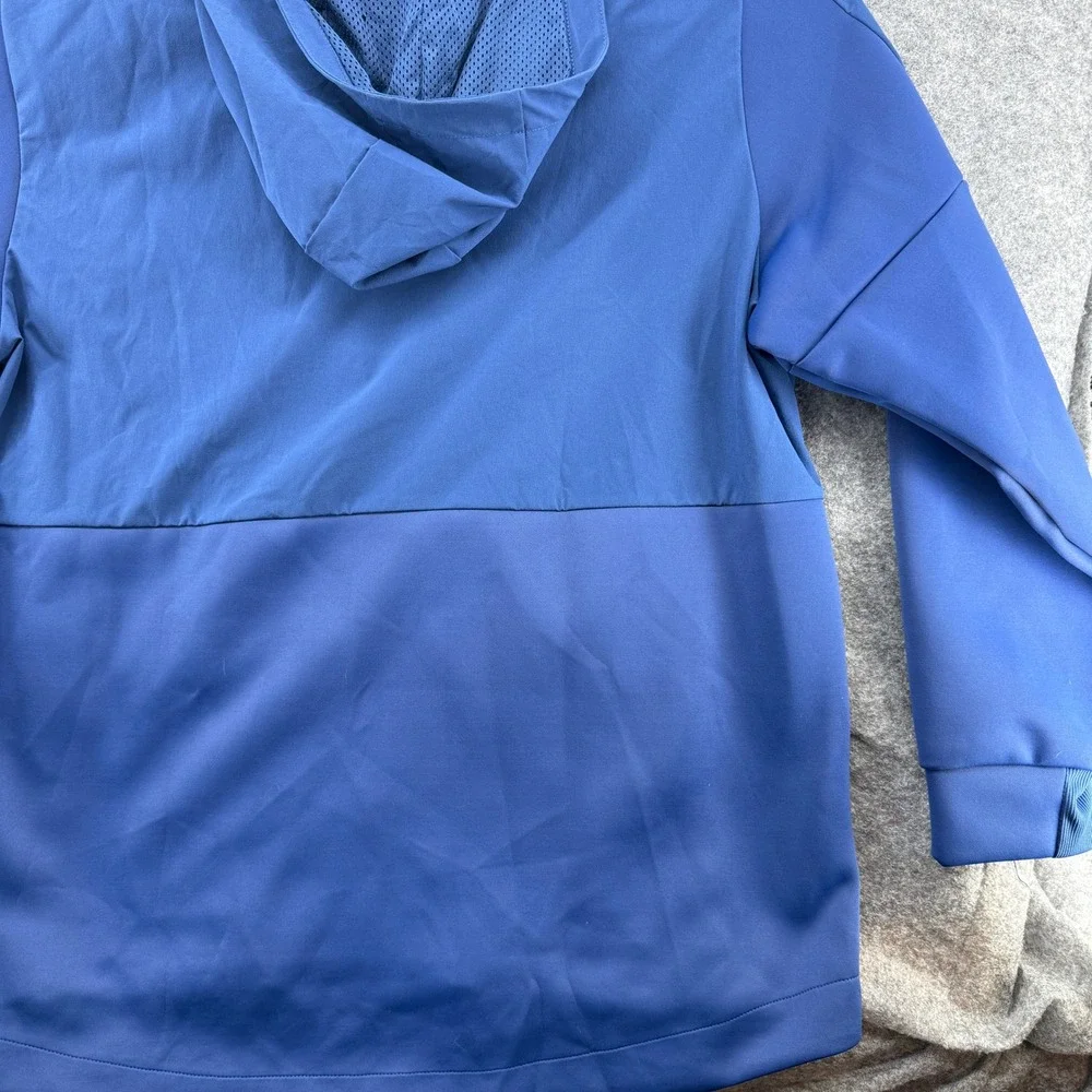Adidas Tampa Bay Lightning Jacket Mens XL Blue Full Zip Hooded NHL Hockey